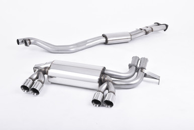 Milltek Cat Back Exhaust Quad 80mm Special for BMW E46 M3 - SSXBM462