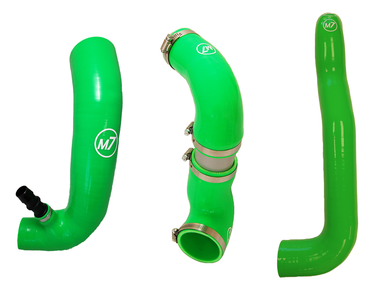 M7 Speed High Flow Intake And Intercooler Hose Kit Green