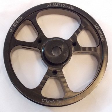 M7 Speed 4 Percent Overdrive Lightweight Crankshaft Pulley For 02-06 Mini Cooper Hatchback 05-08 Convertiable