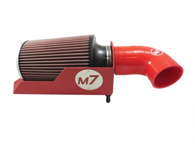 M7 Speed Gen 2 High Flow Intake System Red Wrinkle Powdercoated Aluminum HSG Red 8 Ply Cotton Filter Red Silicone Elbow Limited Edition
