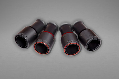 Capristo  Carbon Fiber Tips (for OEM/Capristo) For Lamborghini Gallardo Superleggera