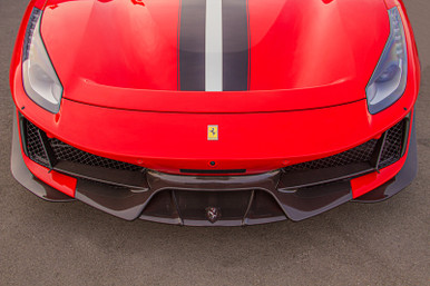 Capristo  Carbon Fiber Front Spoiler (without Side Wings) For Ferrari 488 Pista
