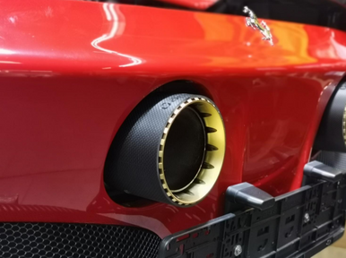 Capristo  Carbon Exhaust Tips For Ferrari SF90