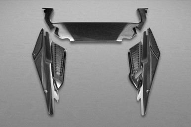 Capristo  Carbon Side Engine Compartment Covers For Ferrari 458 Italia/Speciale