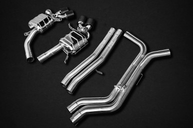 Capristo  Valved Exhaust with Bevelled Carbon Fiber Tips (CES3) For Audi RS6/7 (C8)