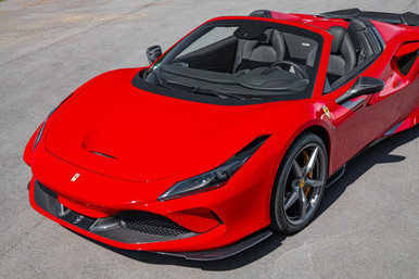 Capristo  Carbon Fiber Frontspoiler and Side air guides (Set) For Ferrari F8
