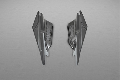Capristo For Ferrari 458 Italia/Speciale Carbon Side Engine Compartment Covers (Matte)