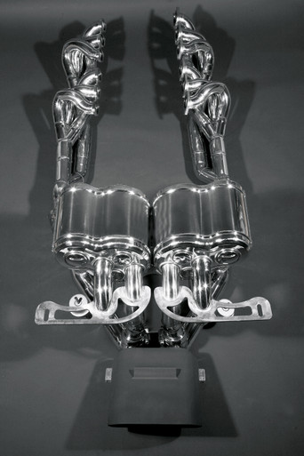 Capristo  Racing Valved Exhaust with Headers, Sports Cats, and Ceramic Coated Tip For Lamborghini Murcielago LP670 SV