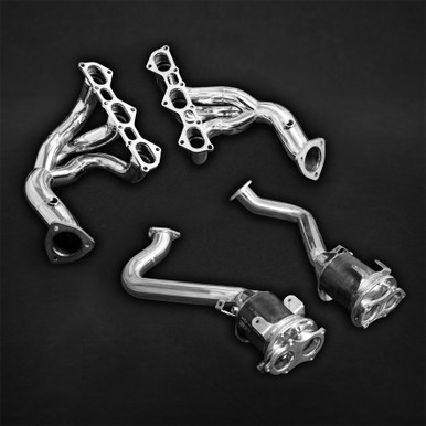 Capristo  Set: Header Manifolds and 100 Cell Sport Cats For Porsche 718 Spyder/GTS/Cayman GT4