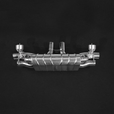 Capristo Hybrid (19+)  -  Valved Exhaust with Mid - Silencer Delete and Carbon Tips (CES3) For Porsche 536 Cayenne 3.0T/E