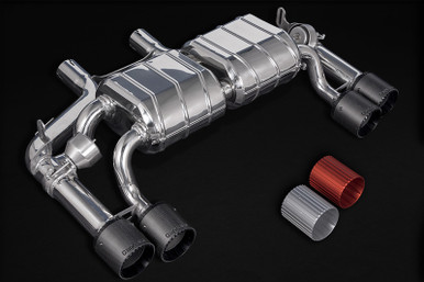 Capristo  Valved Exhaust with Mid - Silencer Delete, Wicrom Tips (CES3) For BMW M2 Competition/CS (F87)