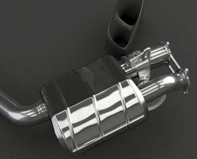 Capristo  Valved Exhaust  with Mid - Pipes (for PSE) For Porsche 970 Panamera Turbo/S