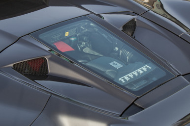 Capristo  Carbon and Glass Bonnet For Ferrari F8 Spider