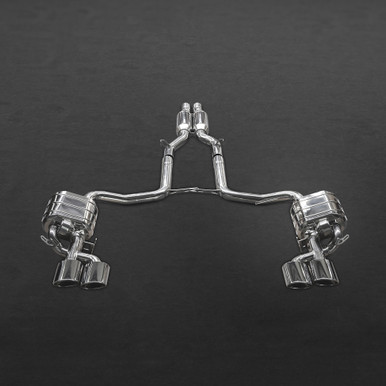 Capristo  Valved Exhaust with Middle Silencer Pipes (CES3) For Mercedes AMG C63 (W204)