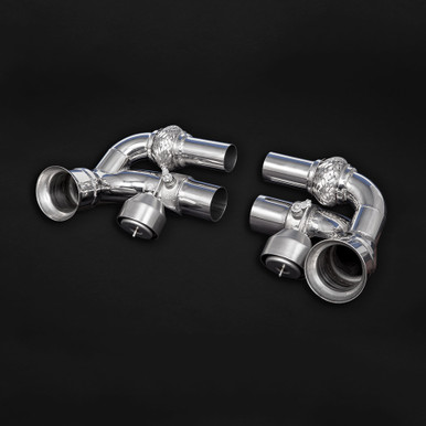 Capristo  Valved Middle Silencer Delete Pipes For Porsche 991 GT3/RS/911R