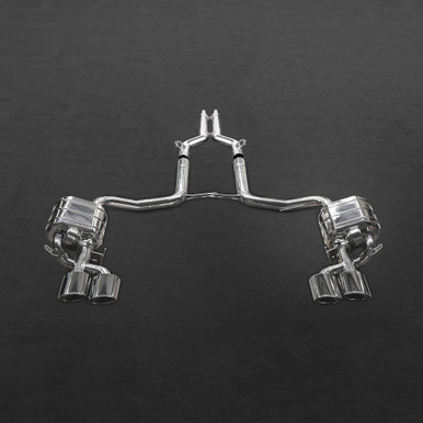 Capristo  Valved Exhaust with Mid - Silencer Delete Pipes (CES3) For Mercedes AMG C63 (W204) Black Series
