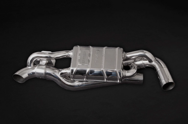 Capristo  Valved Exhaust Muffler for OEM Cats (OE Actuators) For Porsche 992
