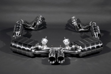 Capristo  Racing Valved Exhaust with Headers and 250 Cell Sports Cat (CES3) For Porsche 987 Boxster/Cayman MK2