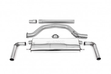 Milltek Cat-Back Exhaust for Volkswagen Mk8 GTI - Brushed Titanium Tips