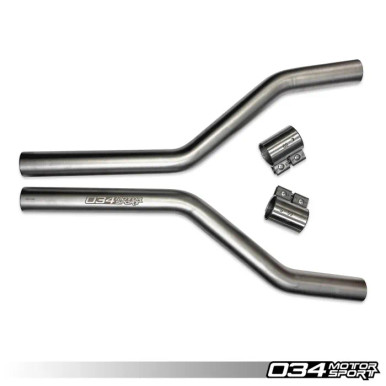 034Motorsport Res-X Front Resonator Delete for B9/B9.5 Audi S4/S5 3.0T
