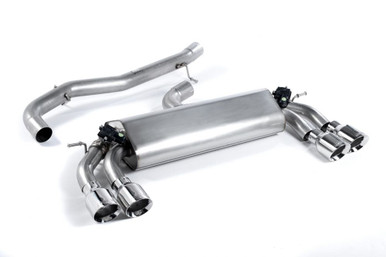 Milltek Sport Mk7 VW Golf R Non-Resonated Cat Back Exhaust System - SSXVW507