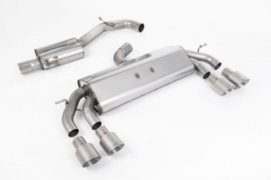 Milltek Sport Mk7.5 VW Golf R Non-Valved Cat Back Exhaust System - SSXVW585