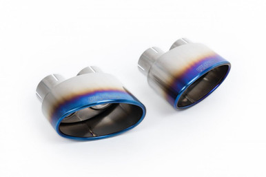Milltek Road+ Cat Back Exhaust System for Audi B9.5 RS5 Coupe with Burnt Titanium Oval Tips | SSXAU997
