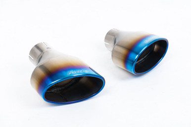 Milltek Non-Resonated Race Cat Back Exhaust for Audi B9.5 RS5 Coupe with Burnt Titanium Oval Tips | SSXAU995