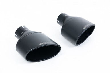 Milltek Non-Resonated Race Cat Back Exhaust for Audi B9.5 RS5 Coupe with Cerakote Black Oval Tips | SSXAU988