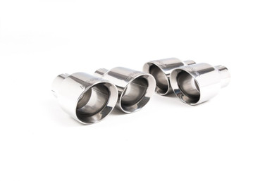 Milltek Non-Resonated Cat-Back Exhaust System for B9 S5 Coupe with Quad Polished GT Tips | SSXAU685