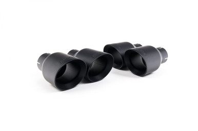 Milltek Non-Resonated Cat-Back Exhaust System for B9 S4/S5 Sportback with Quad Cerakote Black GT Tips | SSXAU701
