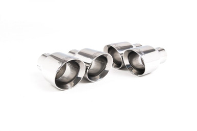 Milltek Non-Resonated Cat-Back Exhaust System for B9 S4/S5 Sportback with Quad Polished GT Tips | SSXAU700