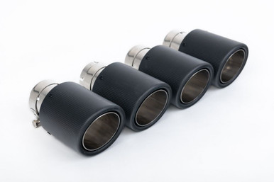 Milltek Resonated Cat-Back Exhaust System for B9 S4/S5 Sportback with Quad Carbon Fiber Jet Tips | SSXAU721