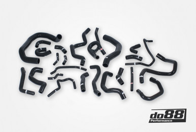 do88 Audi/VW 1.8 / 2.0 TSI (MQB) Coolant hoses (24 pcs) Black | do88-kit187S