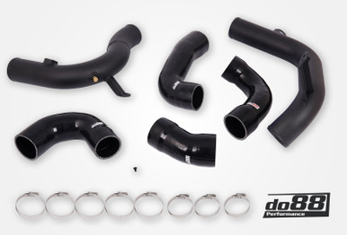 do88 Audi/VW 1.8 / 2.0 TSI (MQB) OEM Intercooler Pressure pipes, Black hoses | TR-340-OE-3-S