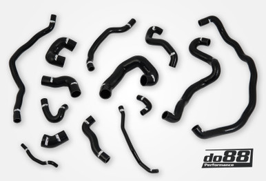 do88 BMW 135i 335i E82 E90 (N54) Coolant hoses Black | do88-kit222S