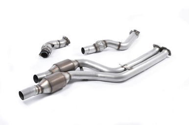 Milltek Large Bore Downpipe Pair with Hi-Flow Sports Catalysts For BMW  F8X M3/M4 | SSXBM1030