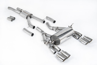 Milltek EC Approved Cat-Back Exhaust Systems For BMW F8X M3/M4 Polished GT Tips | SSXBM992