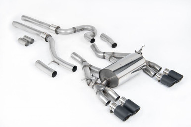 Milltek Equal Length Cat-Back Exhaust System for BMW F82 M4 with Carbon Fiber GT Tips | SSXBM1149