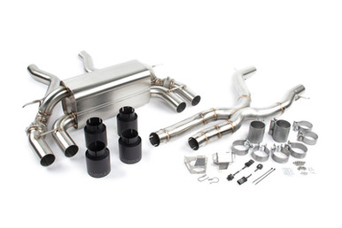 Dinan Free Flow Axle-Back Exhaust & X-Pipe - 2019-2021 BMW M2C | D660-0082-BLK