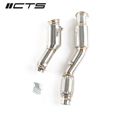 CTS Turbo BMW S58 G80/G82/G87 M2/M3/M4 High-Flow CATS | CTS-EXH-DP-0053-CAT
