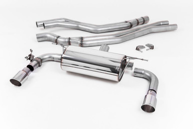 Milltek Non-Resonated Race Cat-Back Exhaust Systems for BMW M240i With Polished GT-90 Tips | SSXBM1056