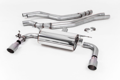 Milltek Non-Resonated Race Cat-Back Exhaust Systems for BMW M240i With Titanium GT-90 Tips | SSXBM1058