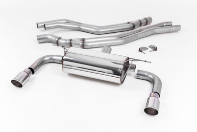 Milltek Resonated Cat-Back Exhaust System For BMW M240i with Polished GT-90 Tips | SSXBM1050