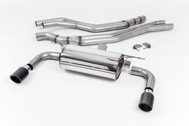 Milltek Resonated Cat-Back Exhaust System For BMW M240i with Carbon Jet Tips | SSXBM1054