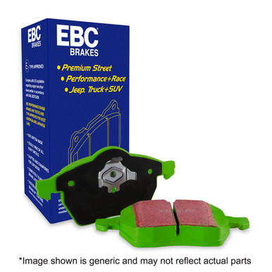 EBC 93-96 Volkswagen Eurovan 2.5 Solid Rotors Greenstuff Front Brake Pads | DP61030