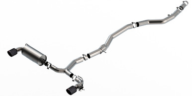 Borla 2020 Toyota Supra GR 3.0L I6 3in ATAK Catback Exhaust - Carbon Fiber Tips | 140826CFBA
