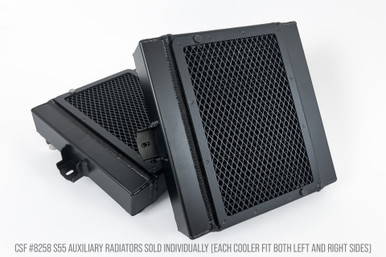 CSF BMW F8X M3/M4/M2C Auxiliary Radiators w/ Rock Guards (Sold Individually - Fits Left and Right | 8258