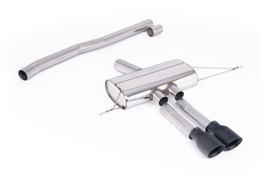 Milltek Resonated OPF/GPF Back Systems for Mini Cooper F66 with GT-100 Cerakote Black Tips (Sport Diffuser only) | SSXM505