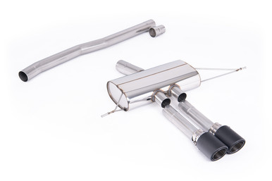 Milltek Resonated OPF/GPF Back Systems for Mini Cooper F66 with JET-100 Carbon Tips (Sport Diffuser only) | SSXM508